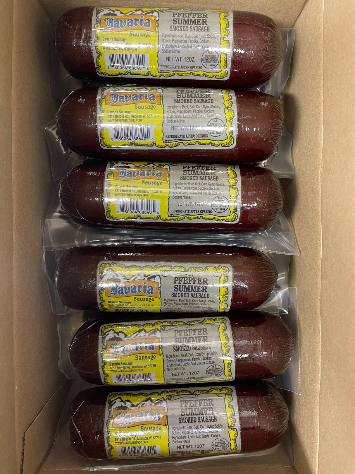 Pfeffer Beef Summer 12oz - Case (Qty 12)