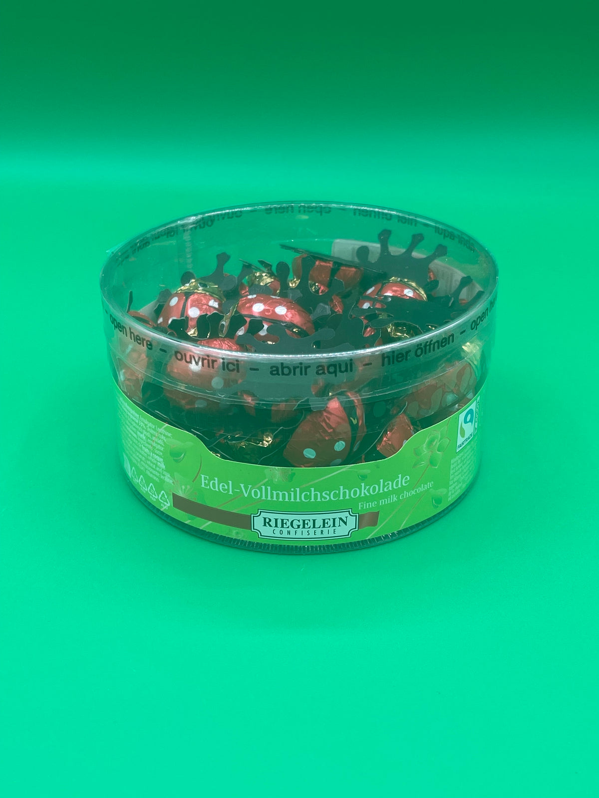 Riegelein Milk Chocolate Ladybugs (Drum - 281g)