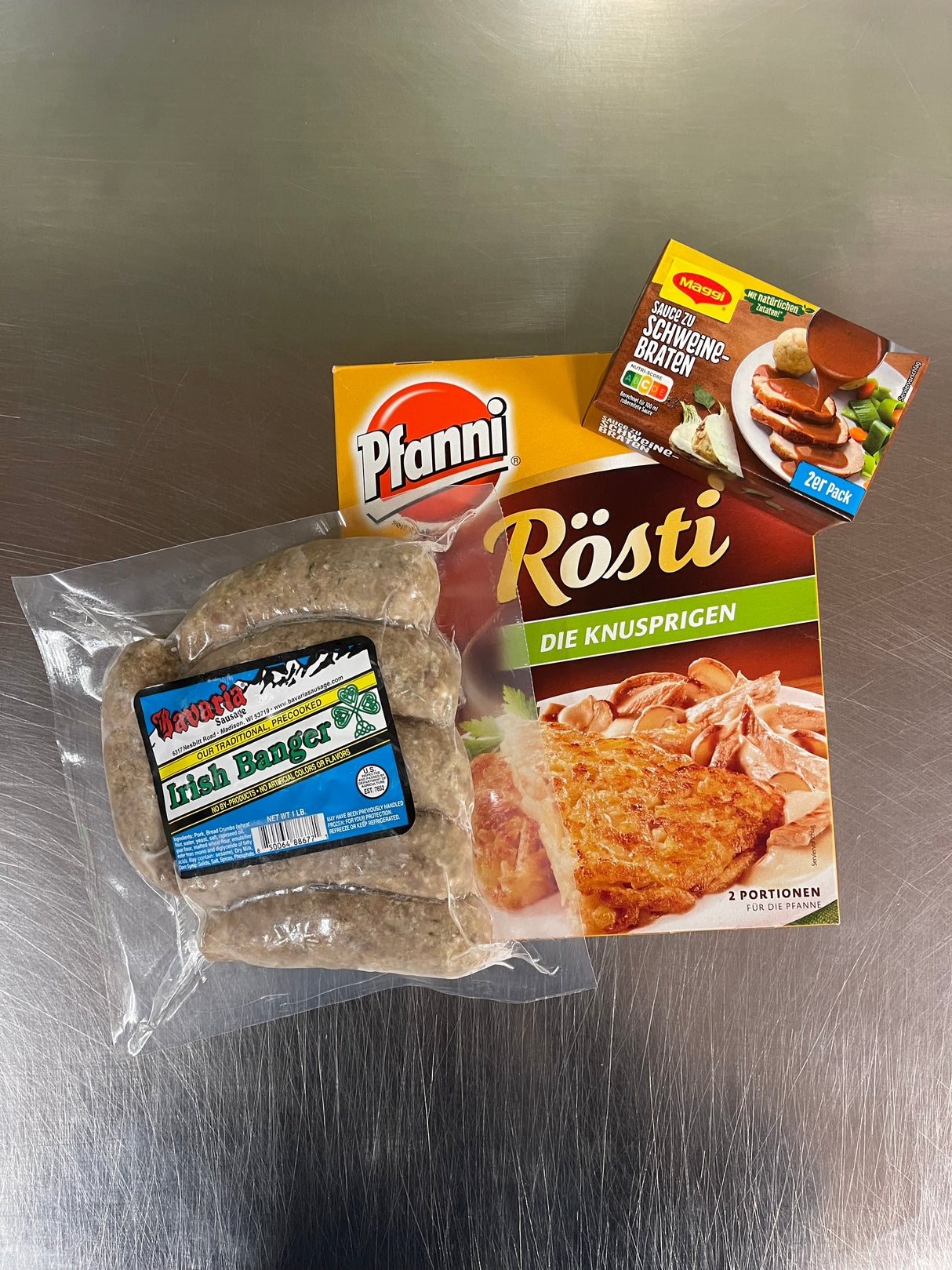 St. Patrick's Bangers and Mash Meal