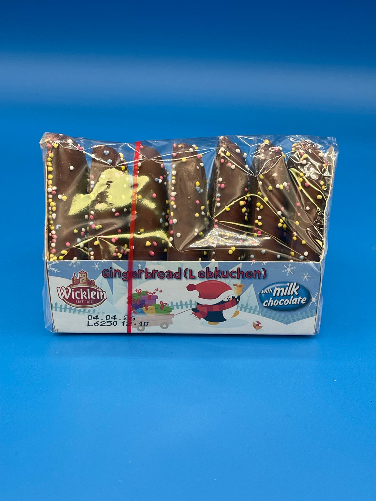 Wicklein Milk Chocolate Gingerbread w/ Sprinkles 215g