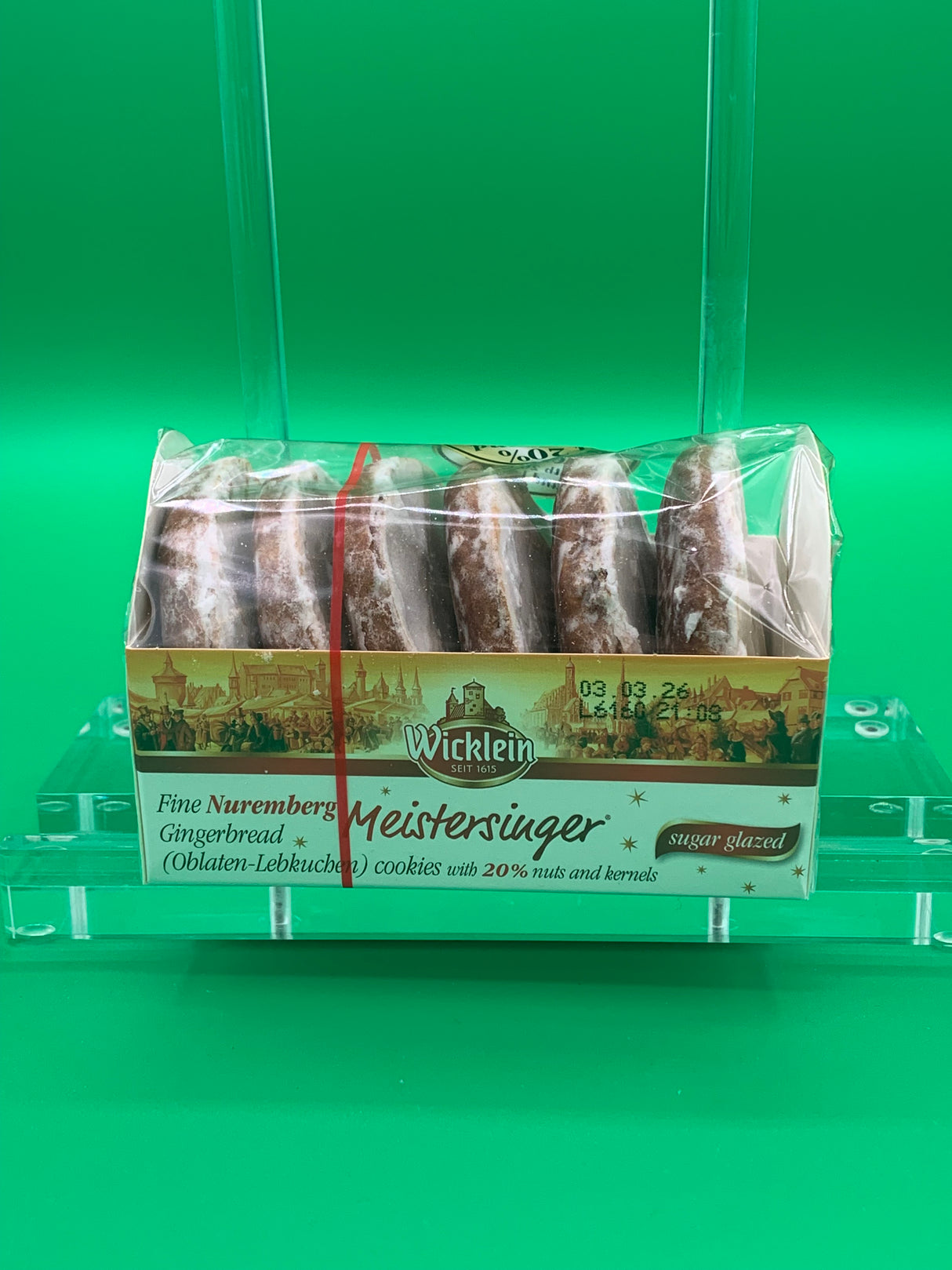 Wicklein Meistersinger Sugar Glazed Gingerbread w/ 20% Nuts