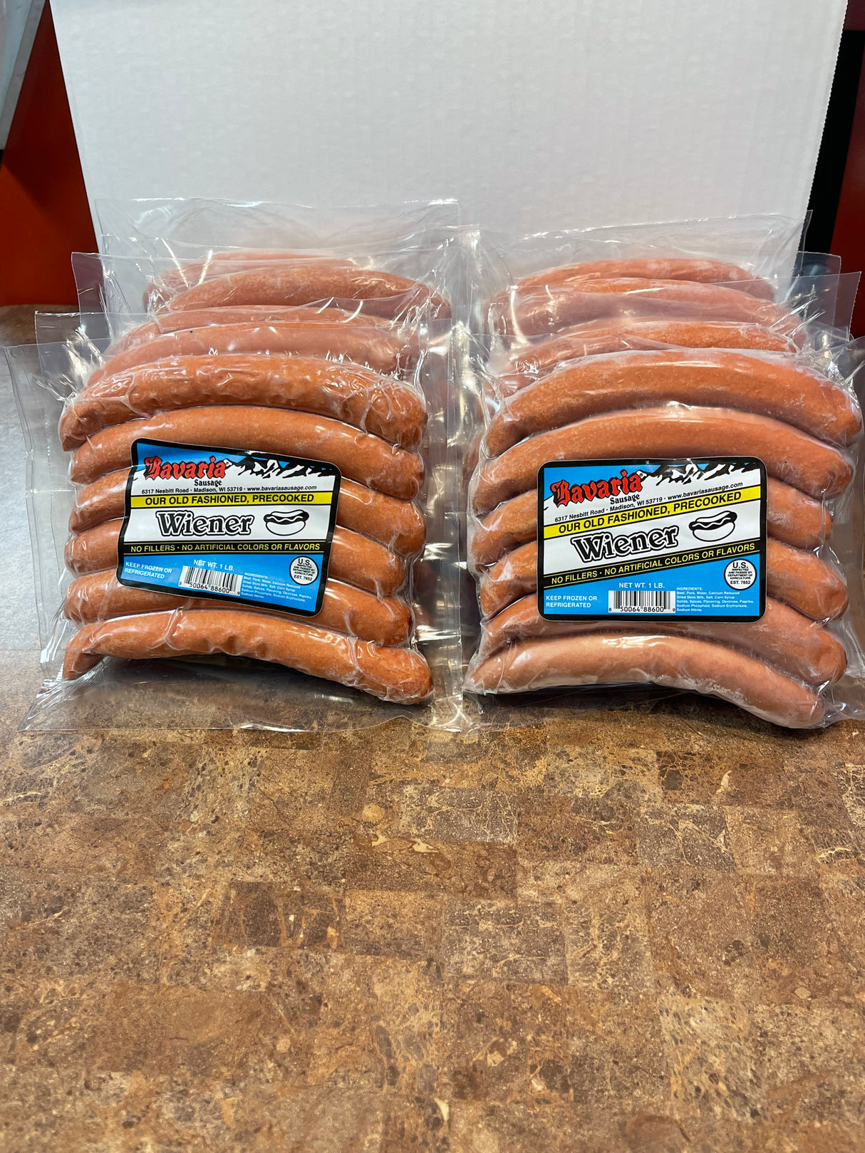 Old Fashioned Wieners - 10 1# Packs