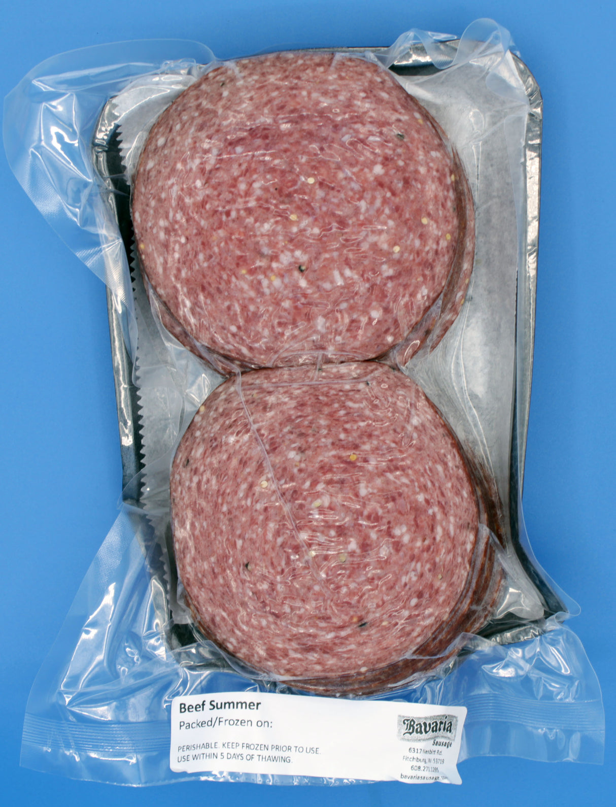 Beef Summer Sausage 1lb Sliced