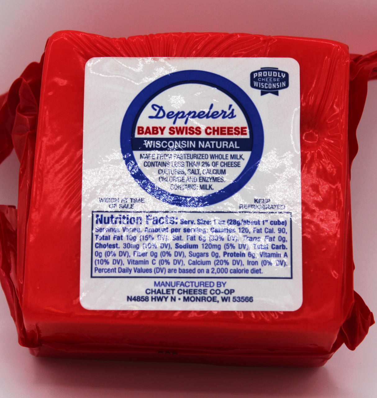 Wisconsin Baby Swiss 16oz.
