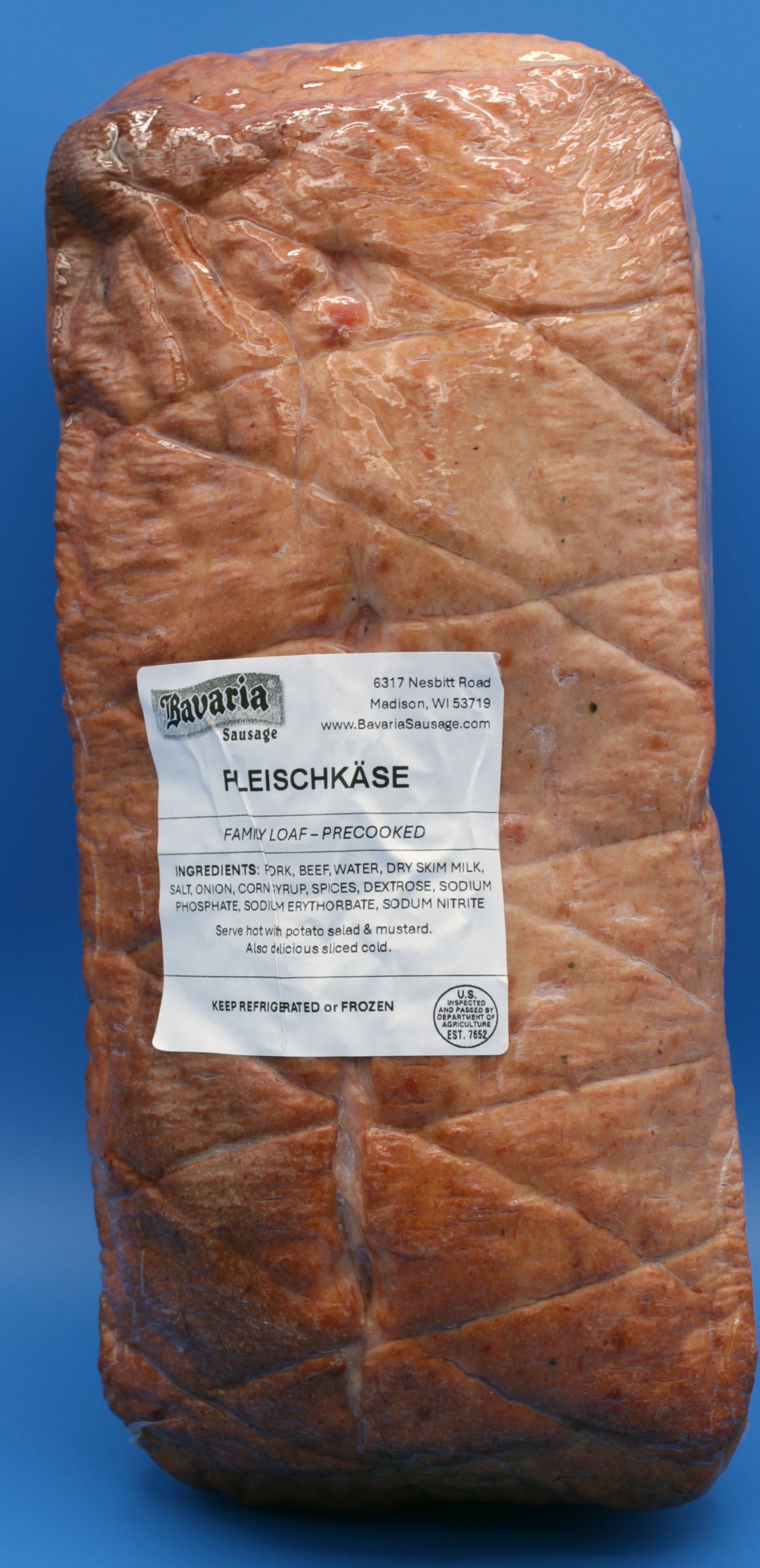 Whole Baked Leberkase Loaf