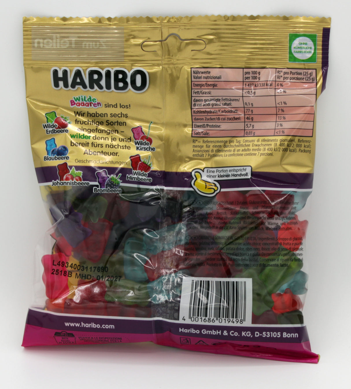 Haribo Goldbaren Wilde Baren