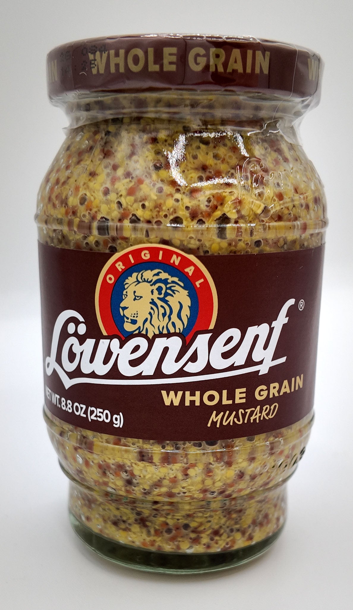 Lowensenf Whole Grain Mustard (Brown Label)