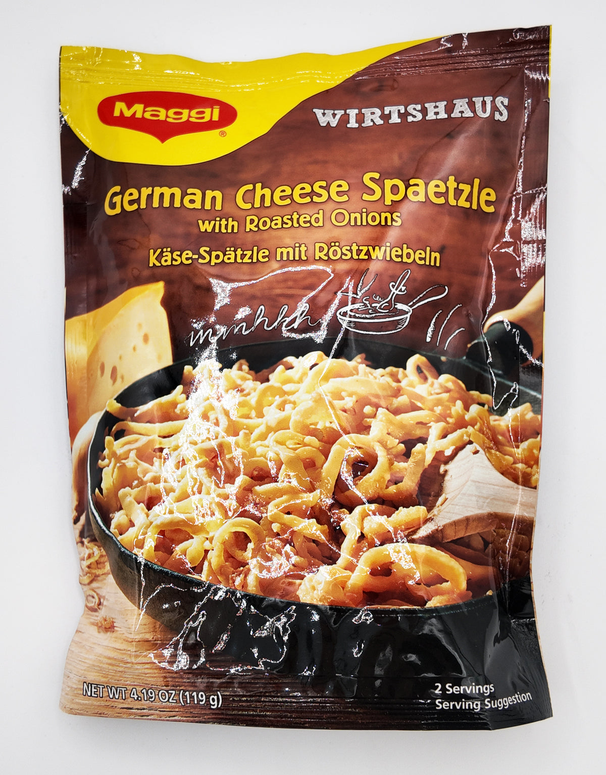 Maggi German Cheese Spaetzle with Roasted Onions