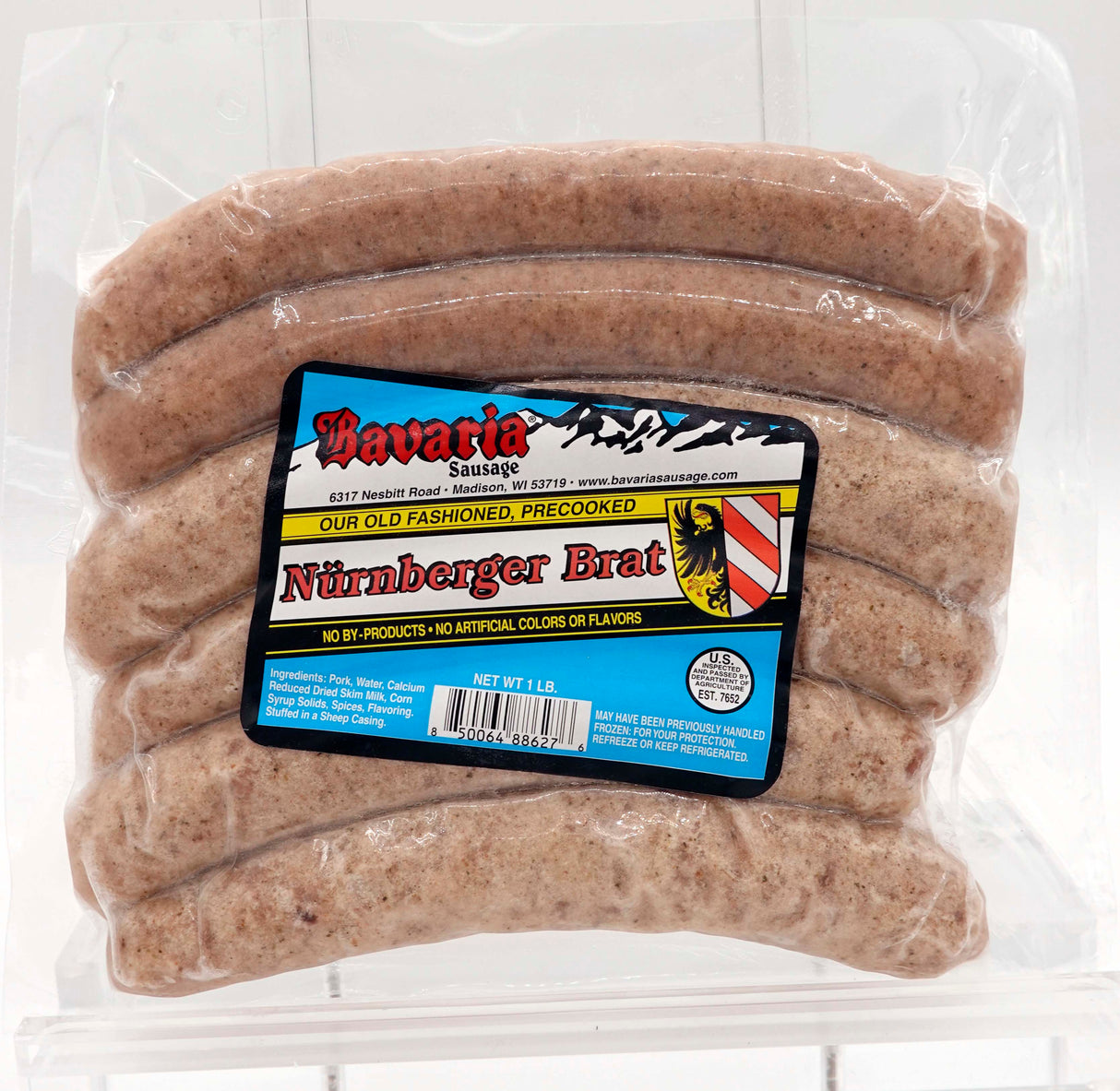 Nurnberger Style Bratwurst 5lb box