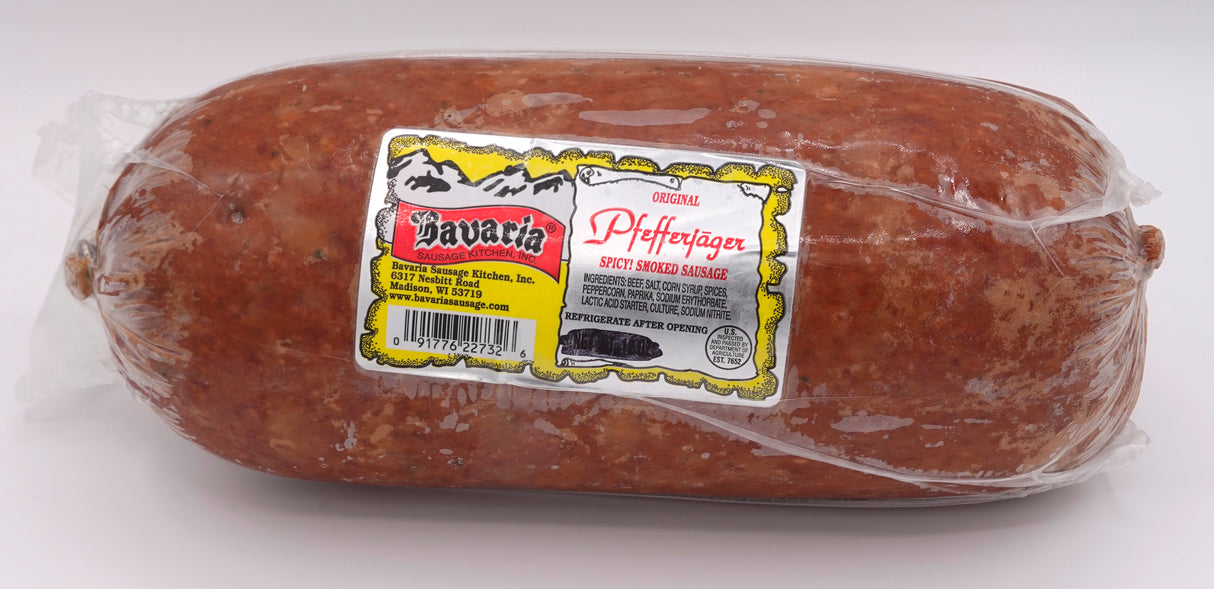 Pfefferwurst Spicy Beef Summer Sausage 4lb Piece
