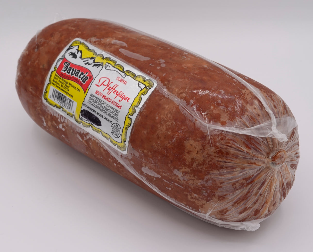 Pfefferwurst Spicy Beef Summer Sausage 4lb Piece