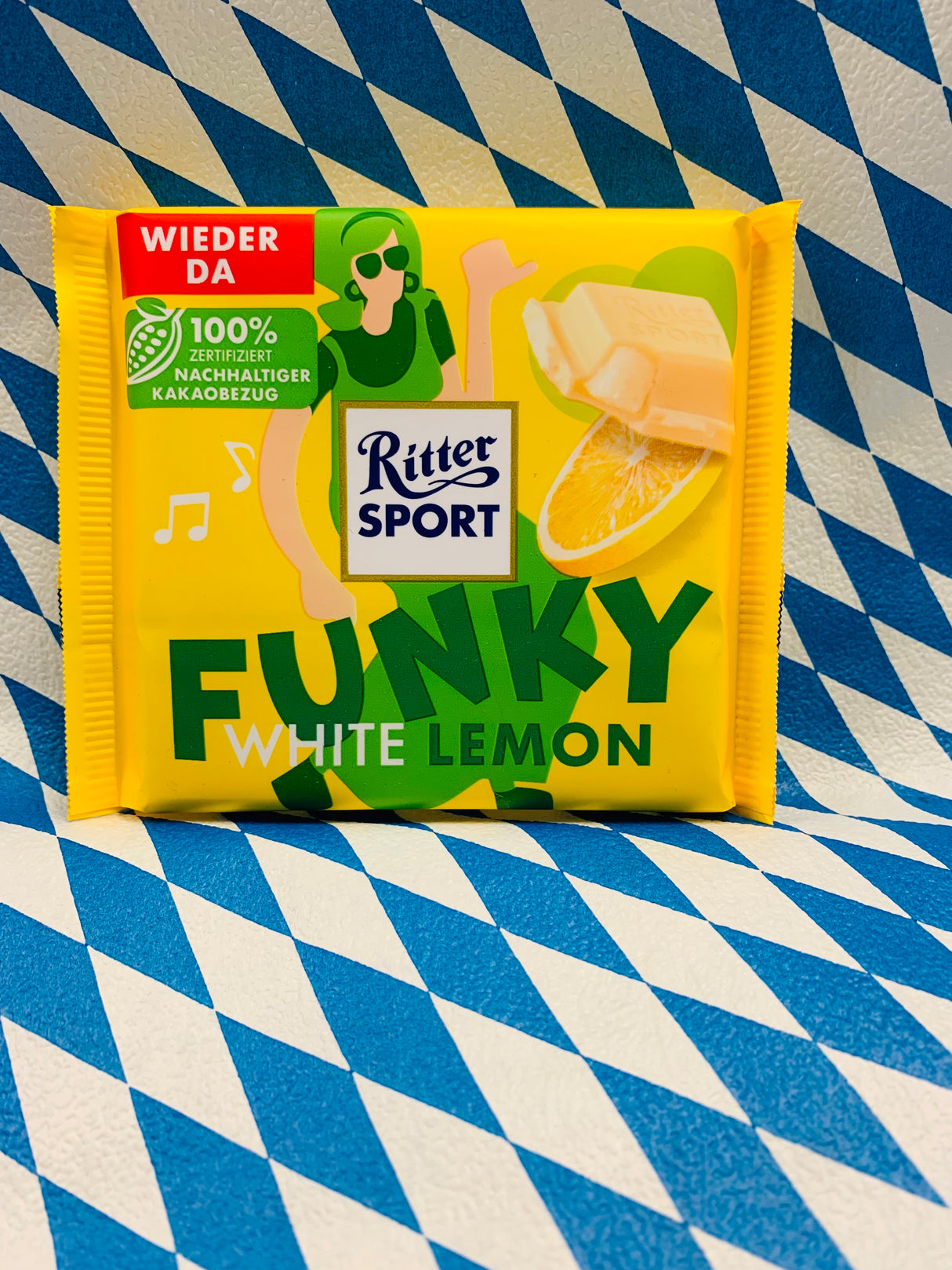 Ritter Sport White Funky Lemon