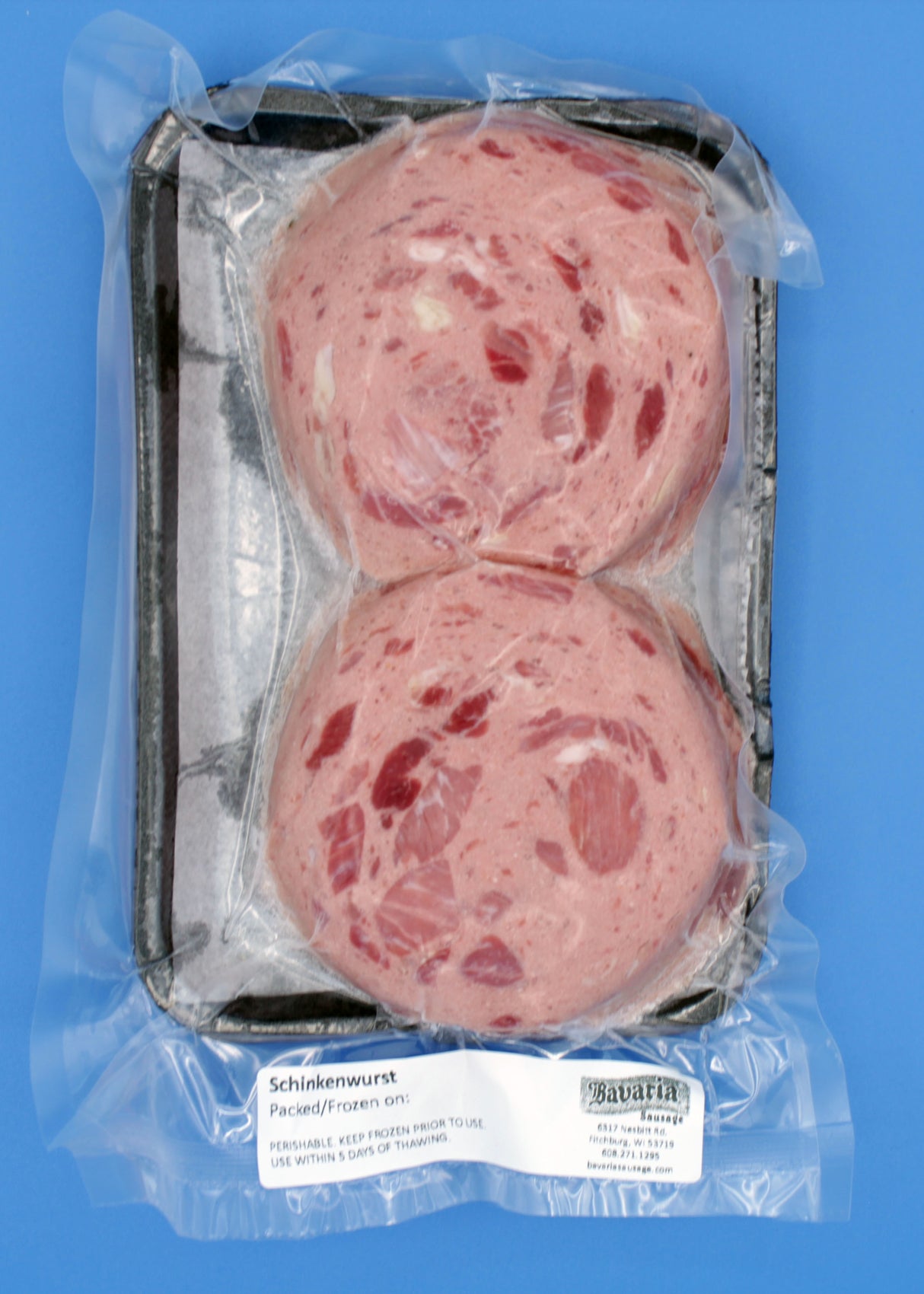 Schinkenwurst Ham Sausage - 1lb Sliced