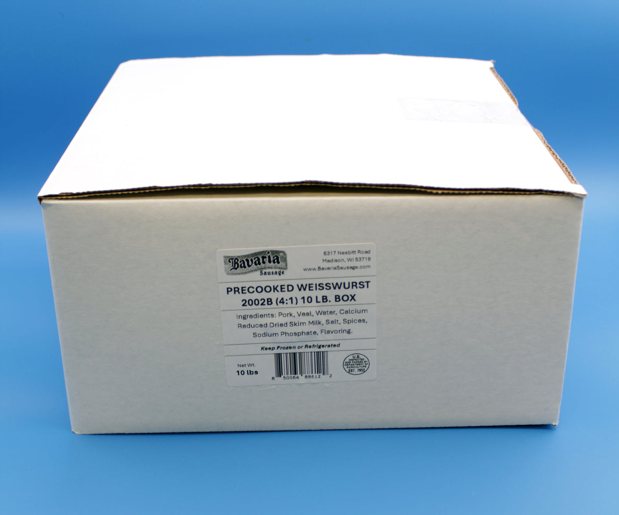 Weisswurst Bockwurst (Munich) 10lb box