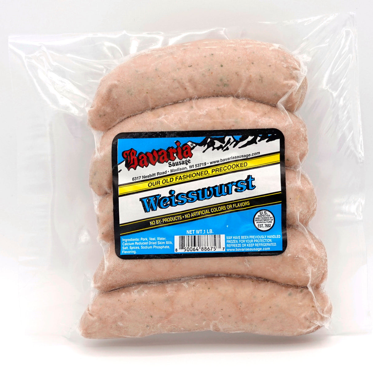 Weisswurst Bockwurst (Munich) 1lb