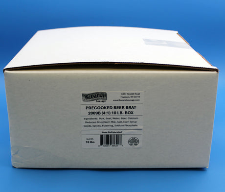 Beer Brats 10lb box