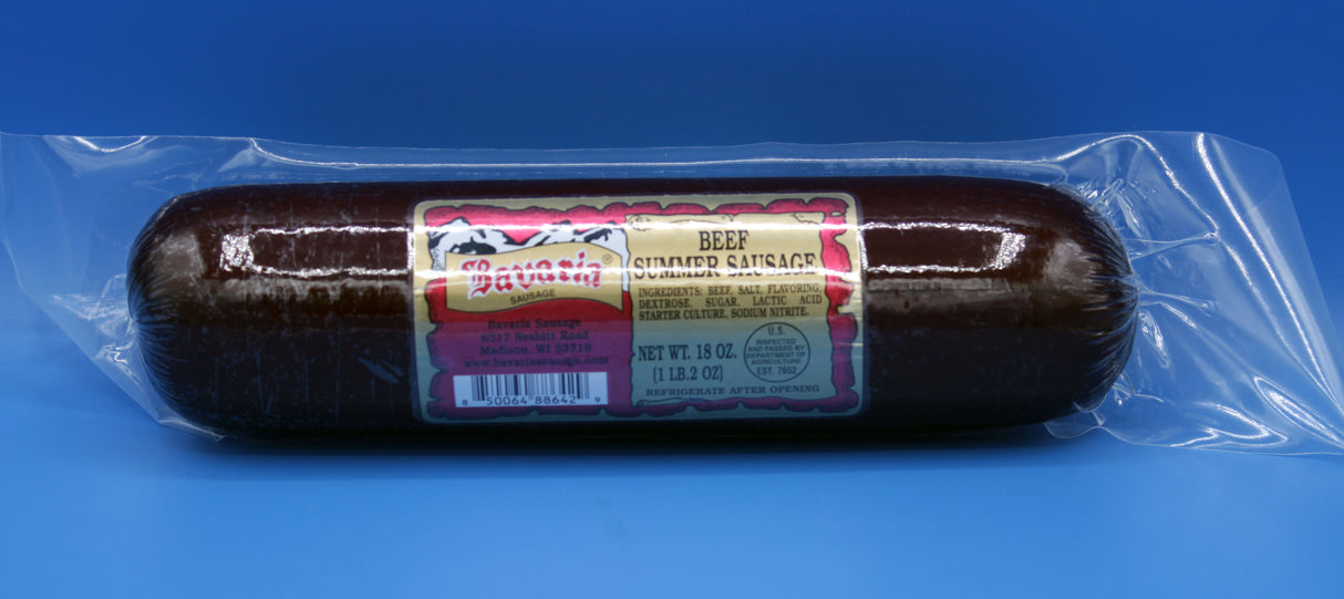 18oz. All Beef Summer Sausage