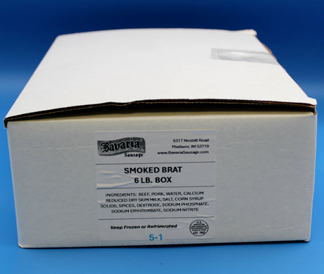 Smoked Bratwurst 6lb box