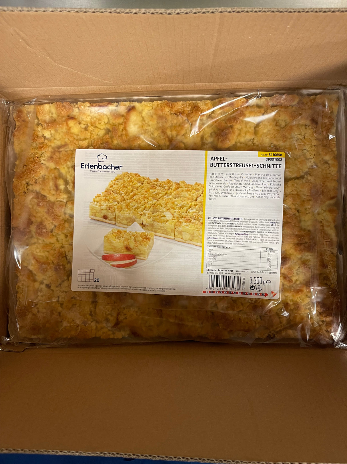 Authentic Bavarian Apple Streusel - Case (Qty 60)