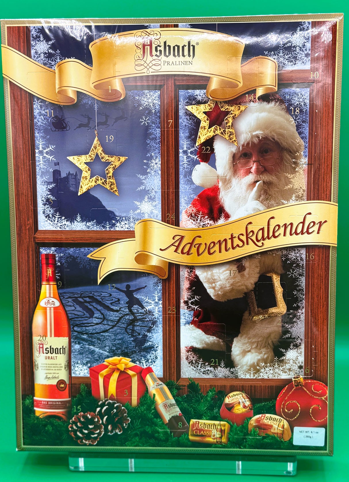 Asbach Advent Calendar Santa