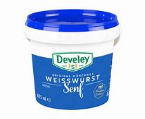 Develey Weisswurst Senf - Sweet Mustard 11lb. Pail