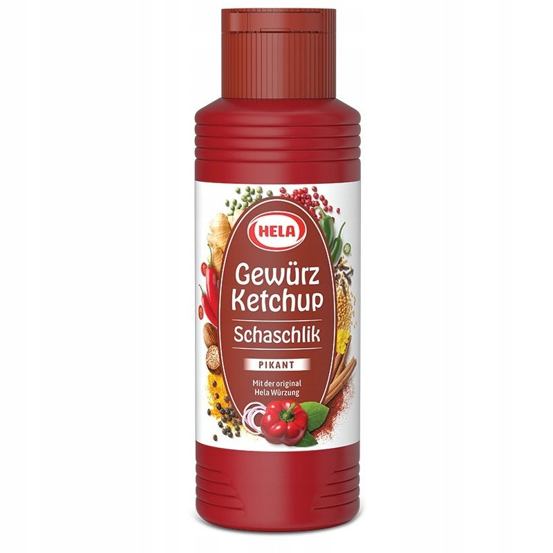 Hela Gewurz Ketchup Schaschlik Pikant  (Brown Cap)