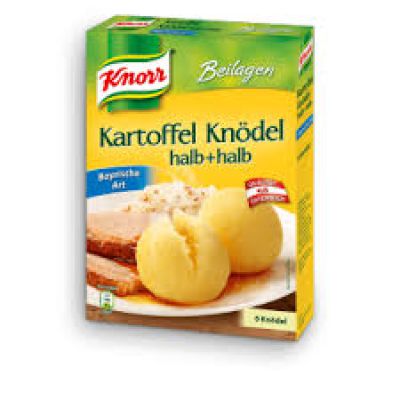 Knorr Kartoffel Knodel Halb and Halb