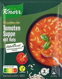 Knorr Tomaten Suppe Mit Reis