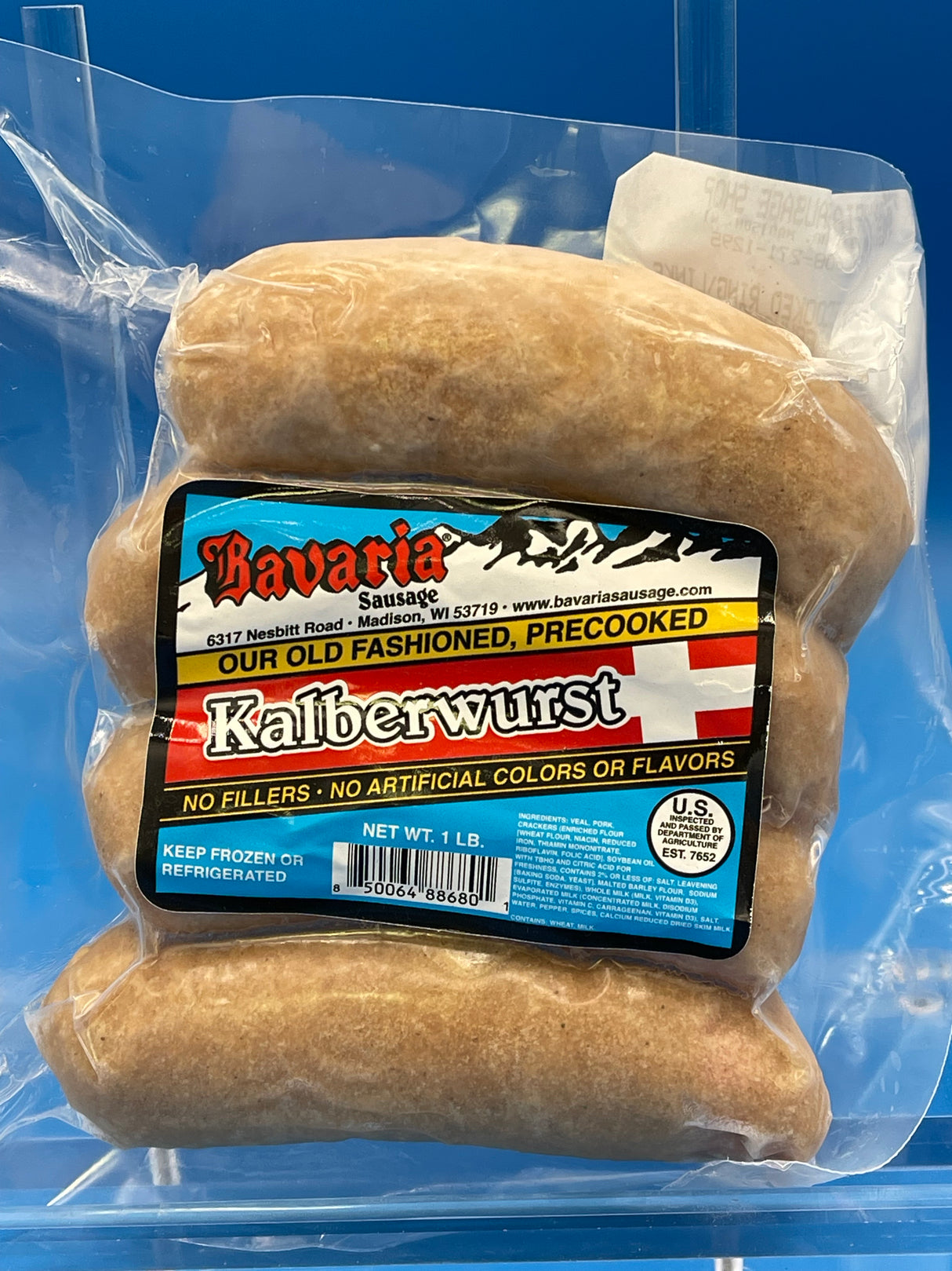 Kalberwurst Links 1lb Pack