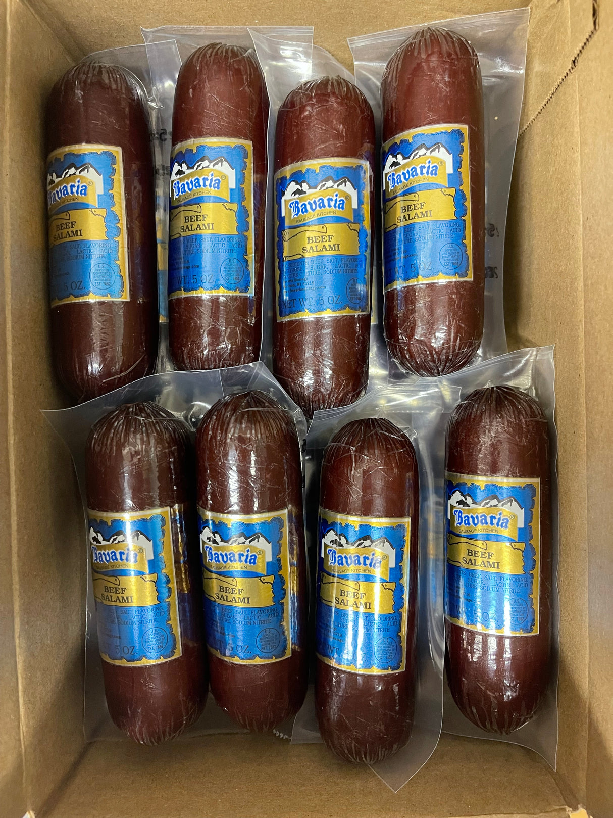 Beef Salami 5oz - Case (Qty 16)