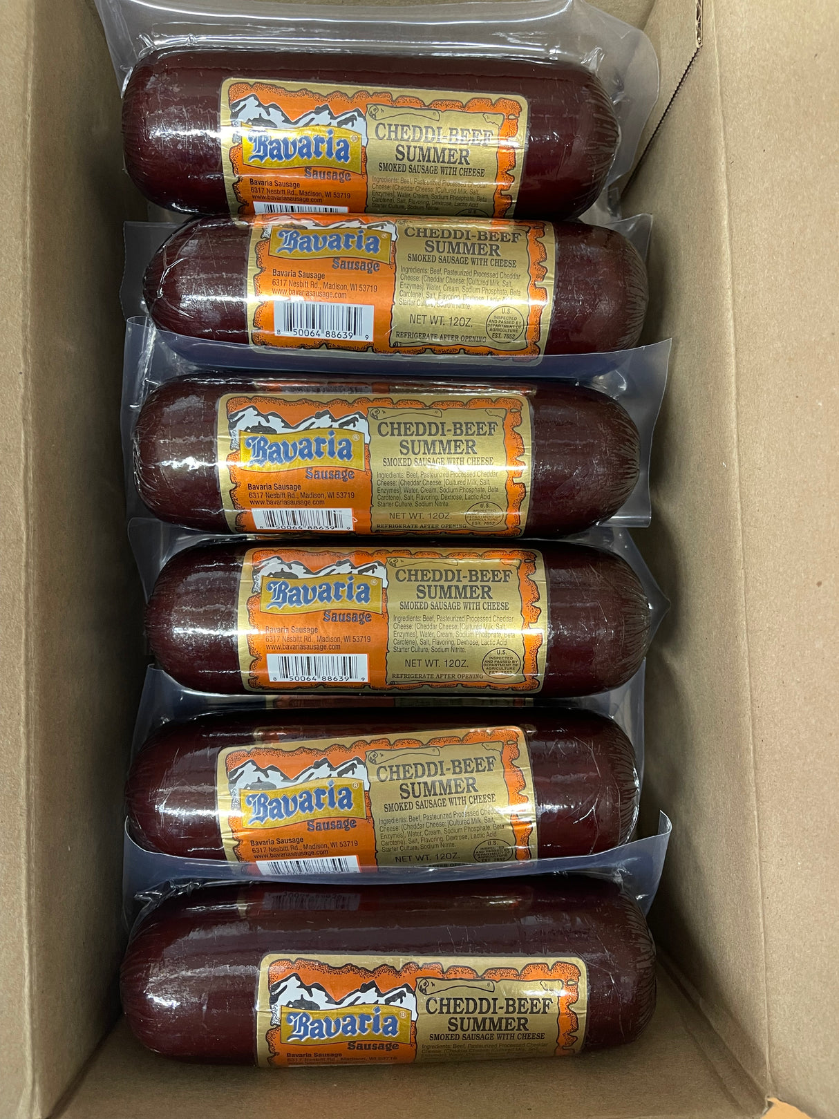 Cheddi Beef Summer 12oz - Case (Qty 12)