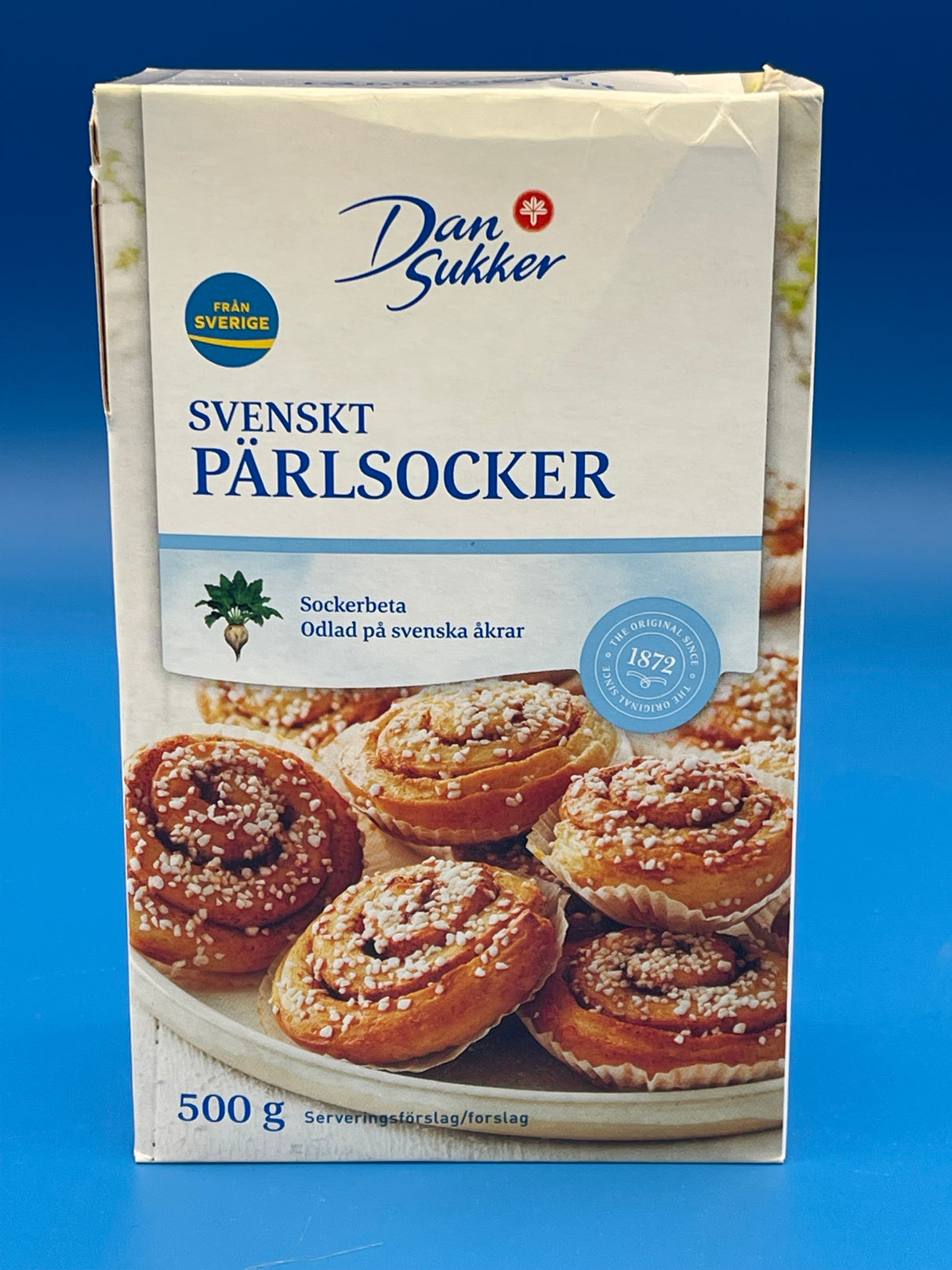 Dan Sukker Swedish Pearl Sugar (Svenskt Parlsocker) 500g
