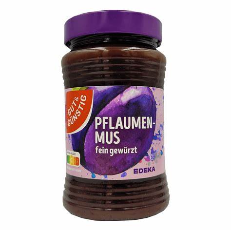 Gut & Gunstig Pflaumenmus Fein Gewurzt - Plum Butter