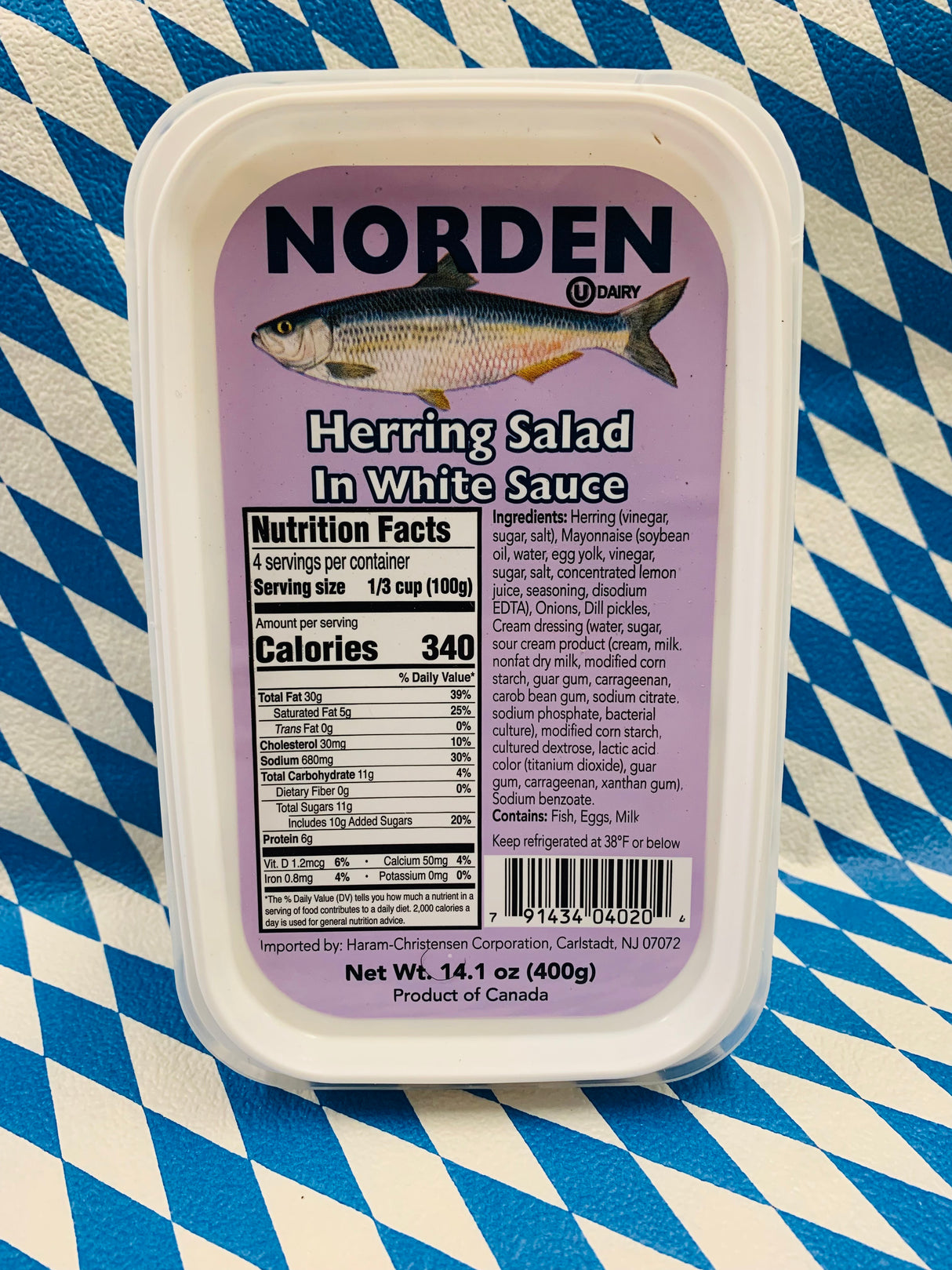 Norden Herring Salad in White Sauce