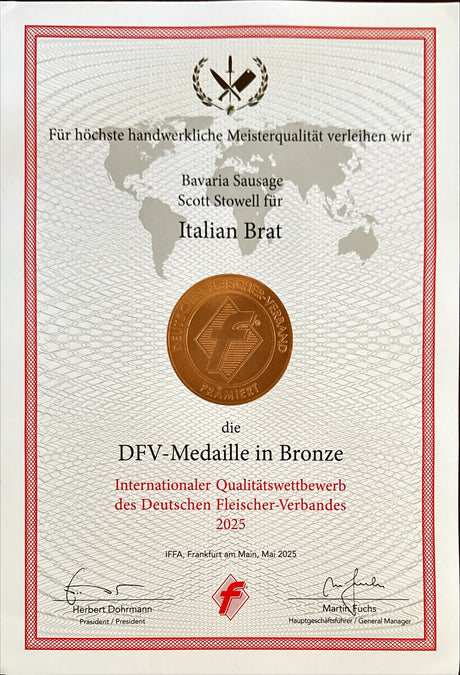 Italian Bratwurst 1lb