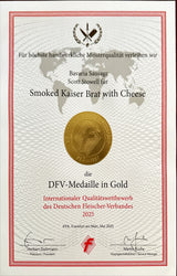 Kaiser Cheddar Bratwurst (Kase Krainer) 10lb box