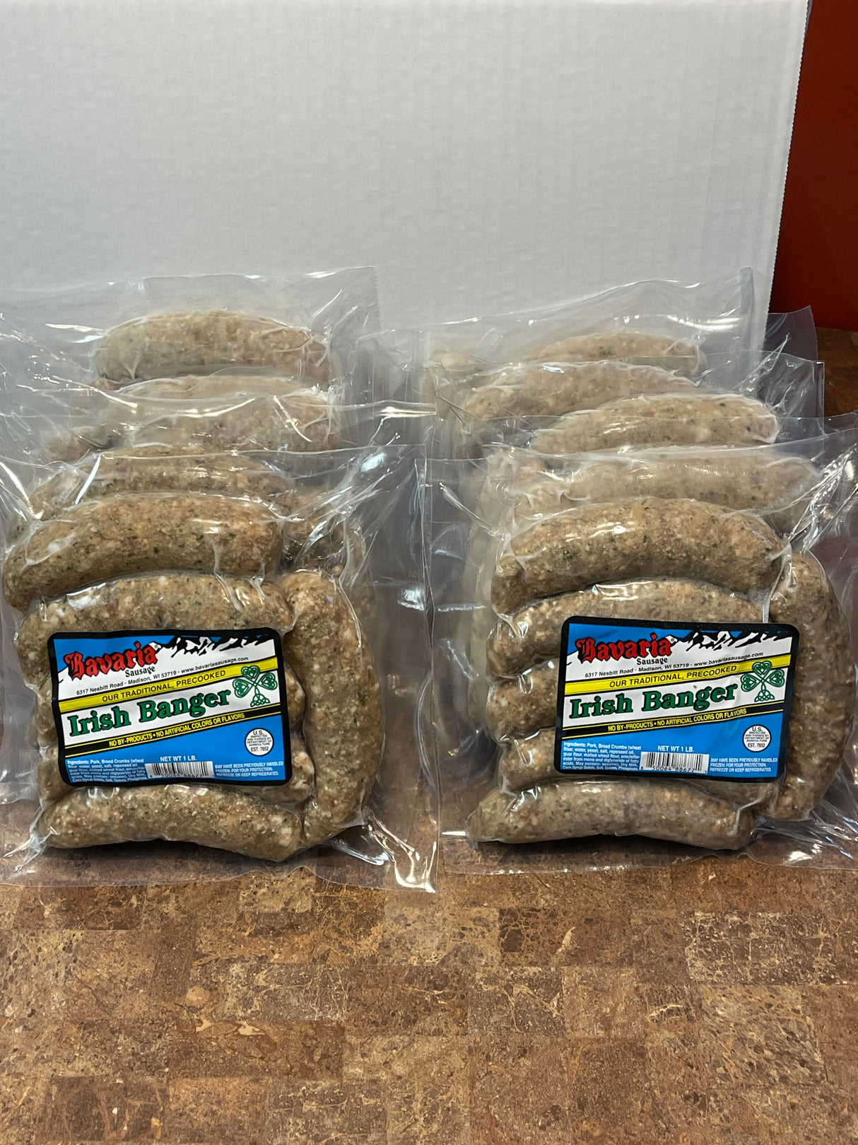 Irish Bangers - 10 1# Packs
