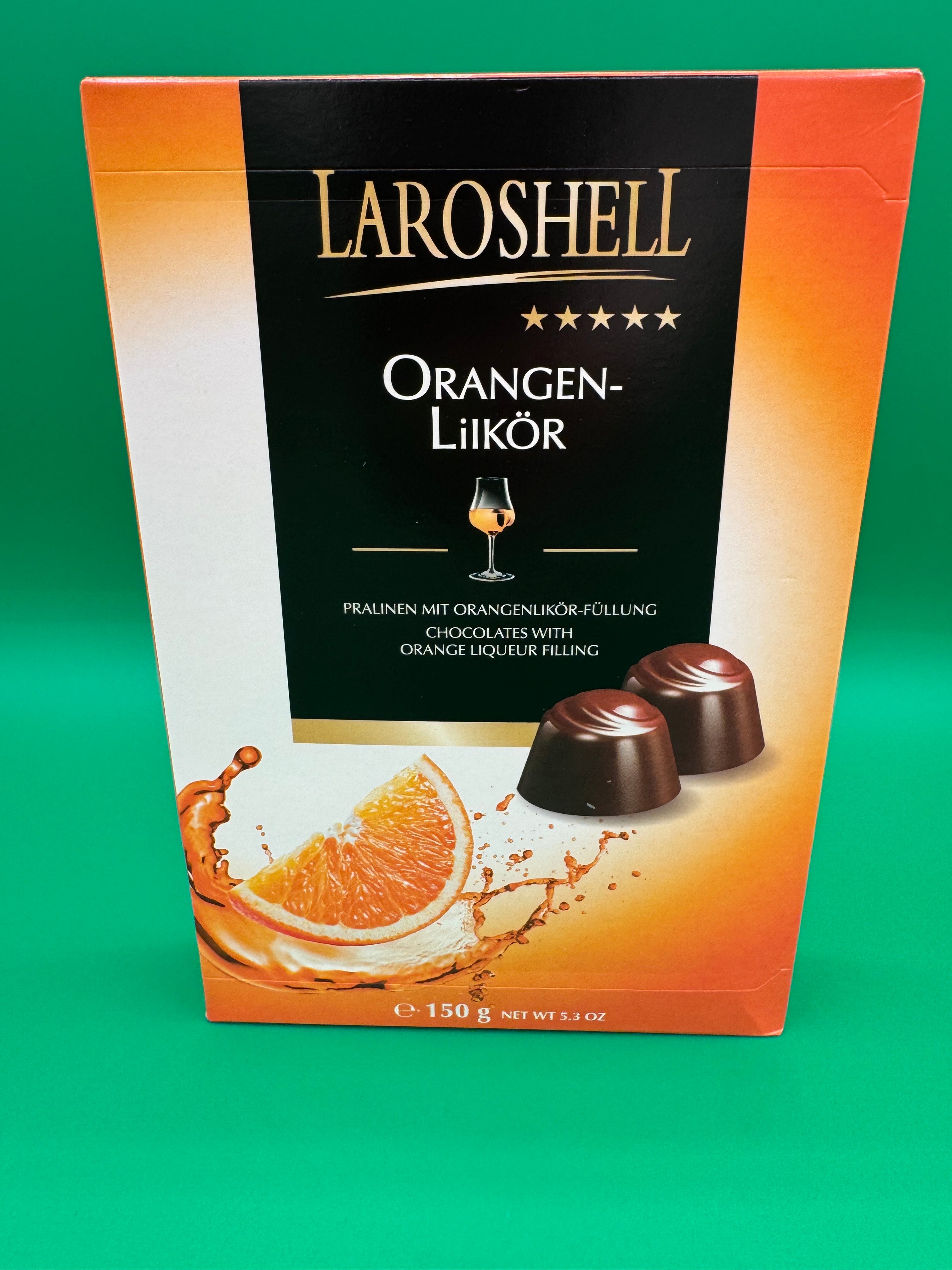 LusciLipo Orange 5本入り Laroshell Orange Liquor filled Chocolates 5.29oz – Bavaria Sausage