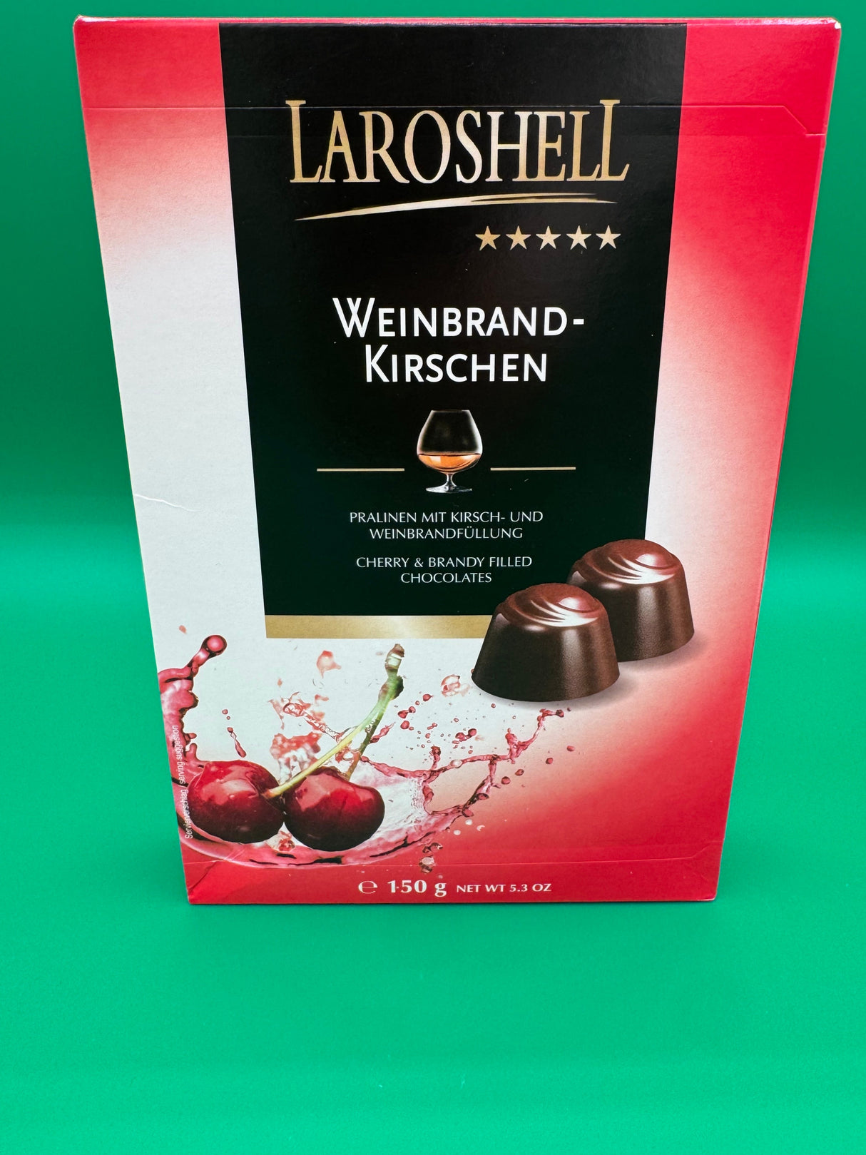 Laroshell Cherry Brandy Filled Chocolates
