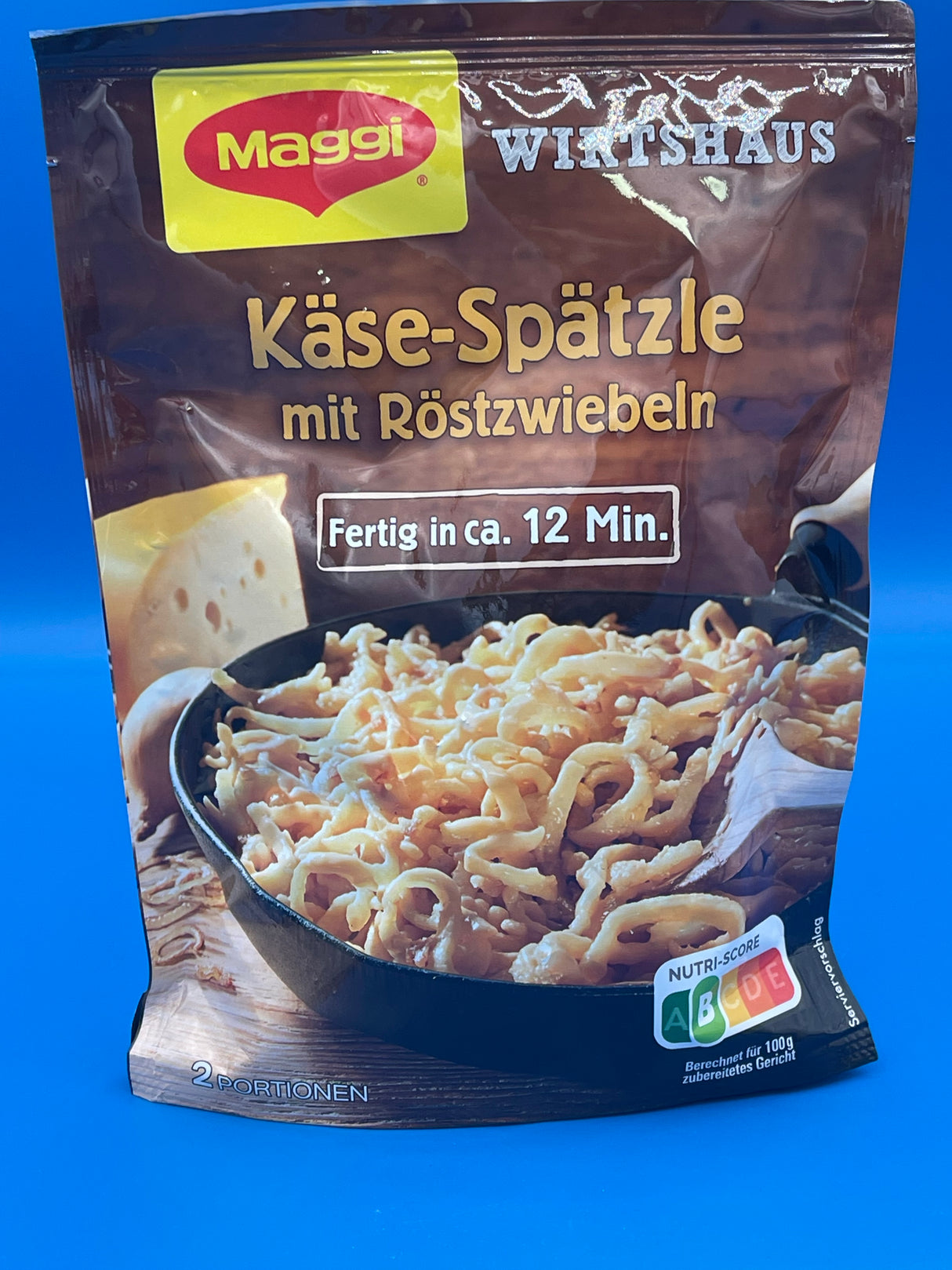 Maggi Kase Spatzle mit Rostzwiebeln