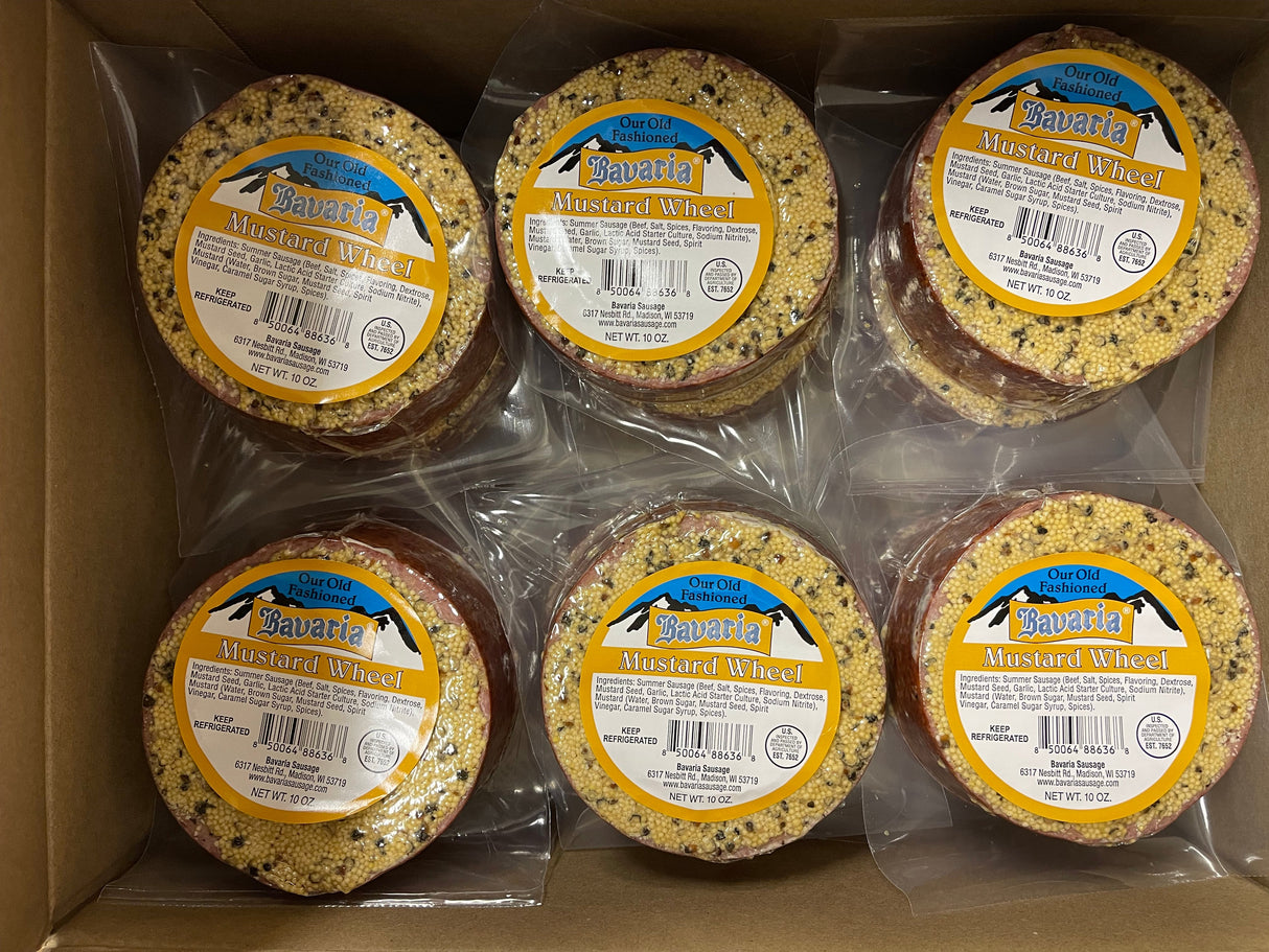 Beef Honey Mustard Wheel 10oz - Case (Qty 18)