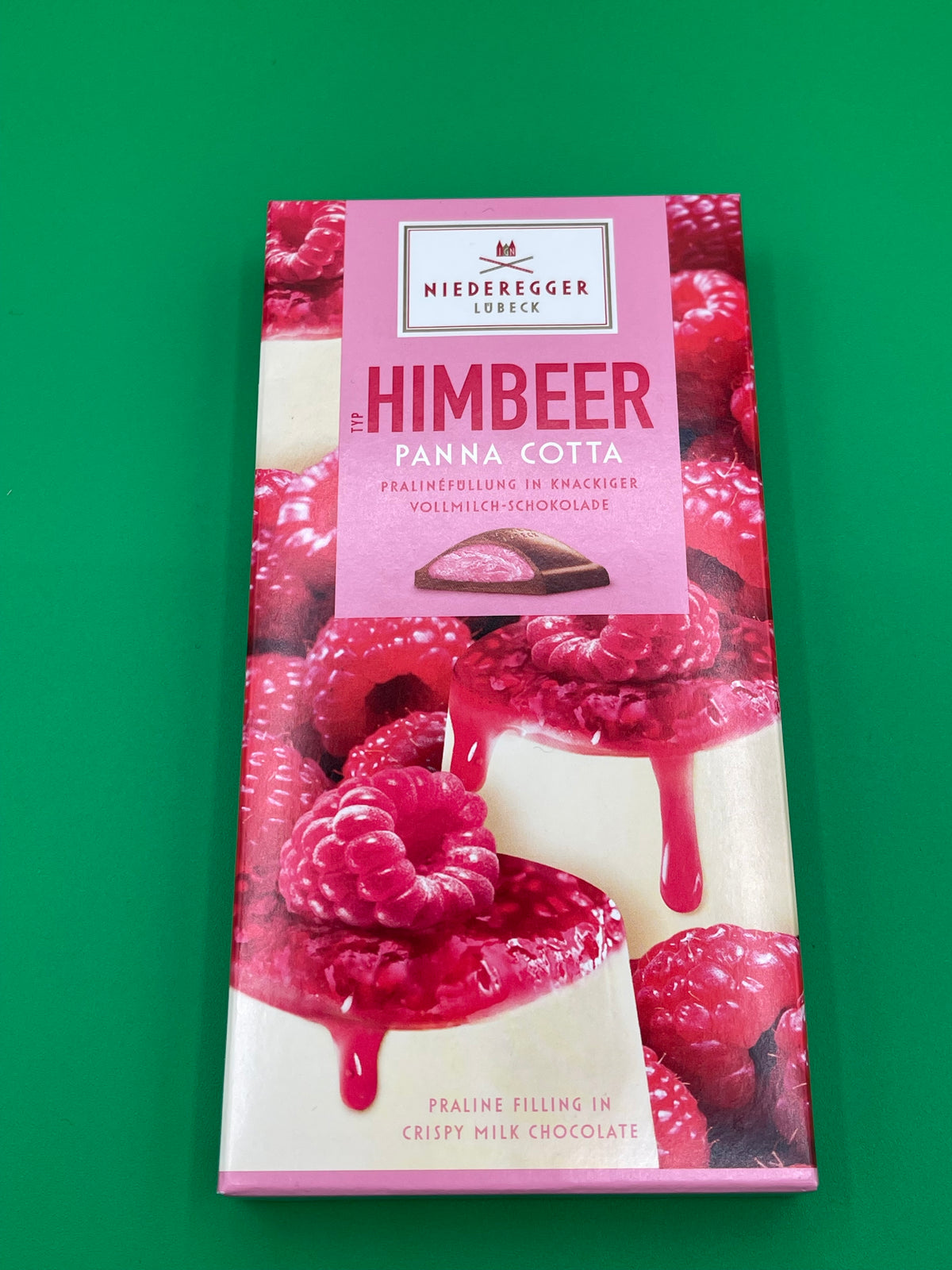 Niederegger Truffles Tafel Himbeer Panna Cotta