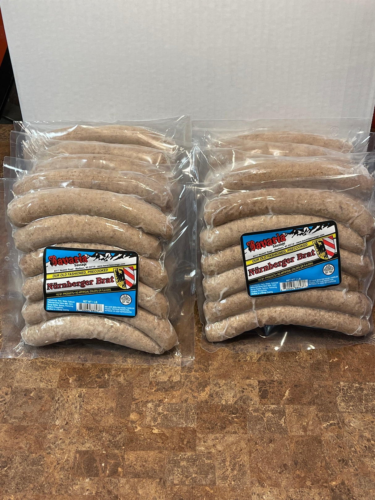 Nurnberger Brat - 10 1# Packs