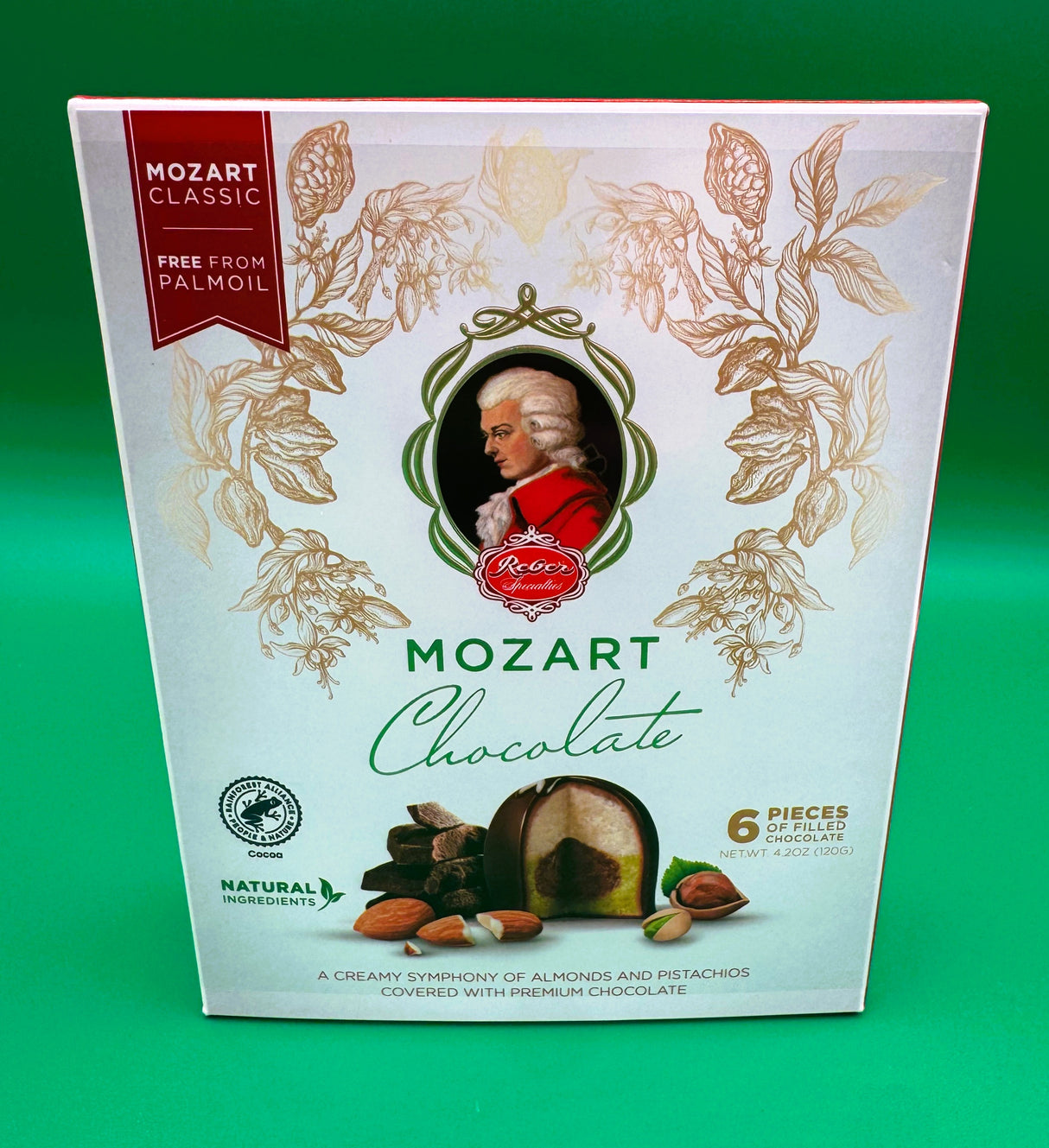 Reber Mozart Kugelen 6pc 4.2oz Box