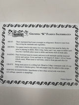 Authentic German Sauerbraten Meal - Meat & Marinade Only