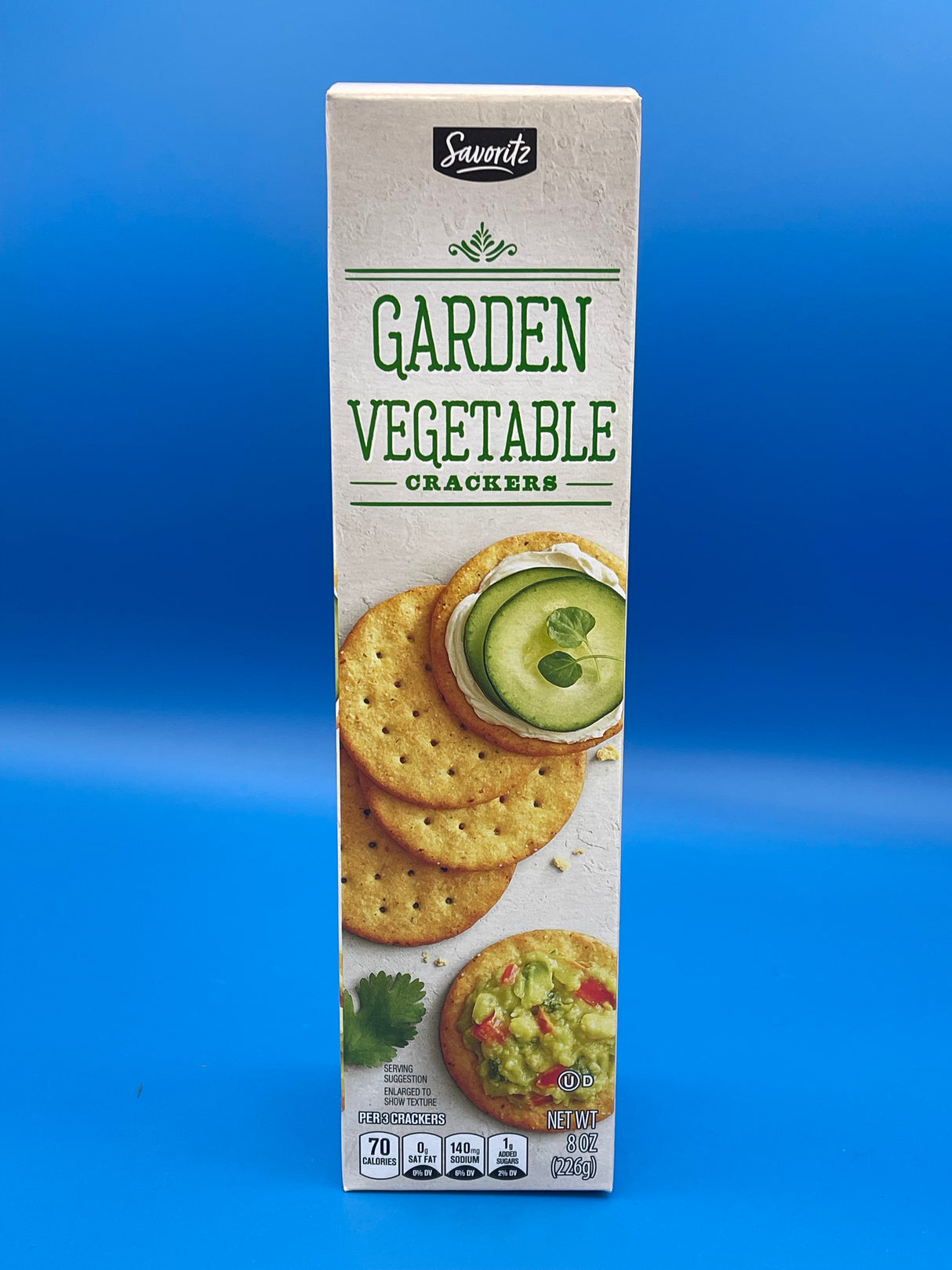 Savoritz Garden Vegetable Crackers 8oz