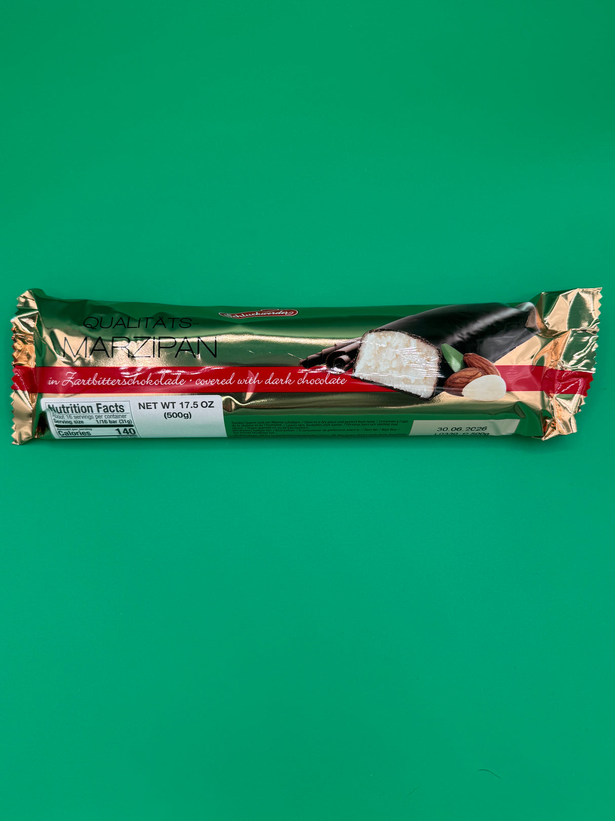 Schluckwerder Foil Marzipan Loaf 17.5oz