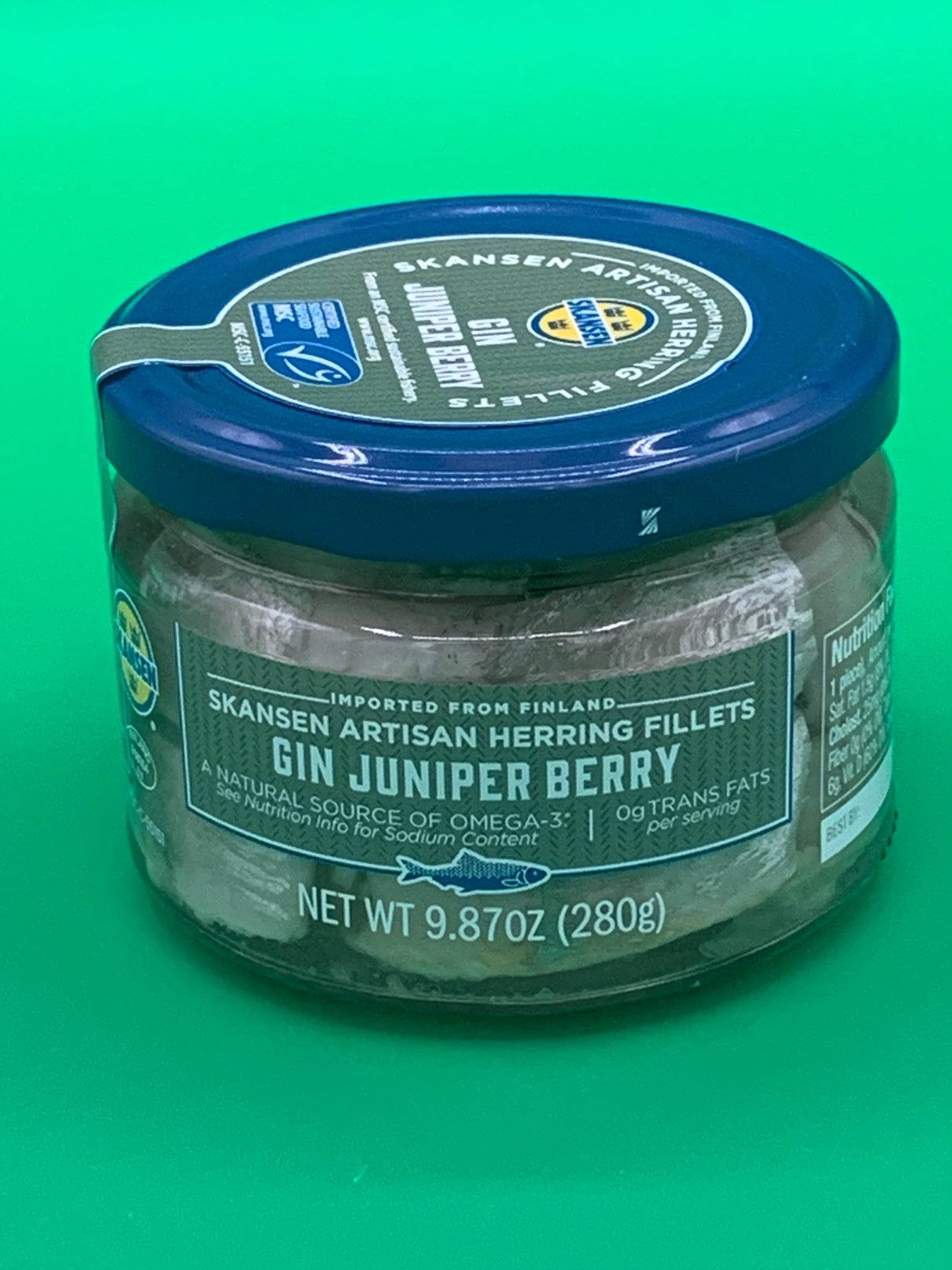 Skansen Gin Juniper Berry Herring Jar