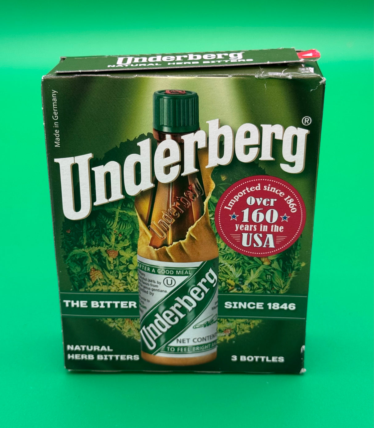 Underberg Natural Herb Bitters 3pk