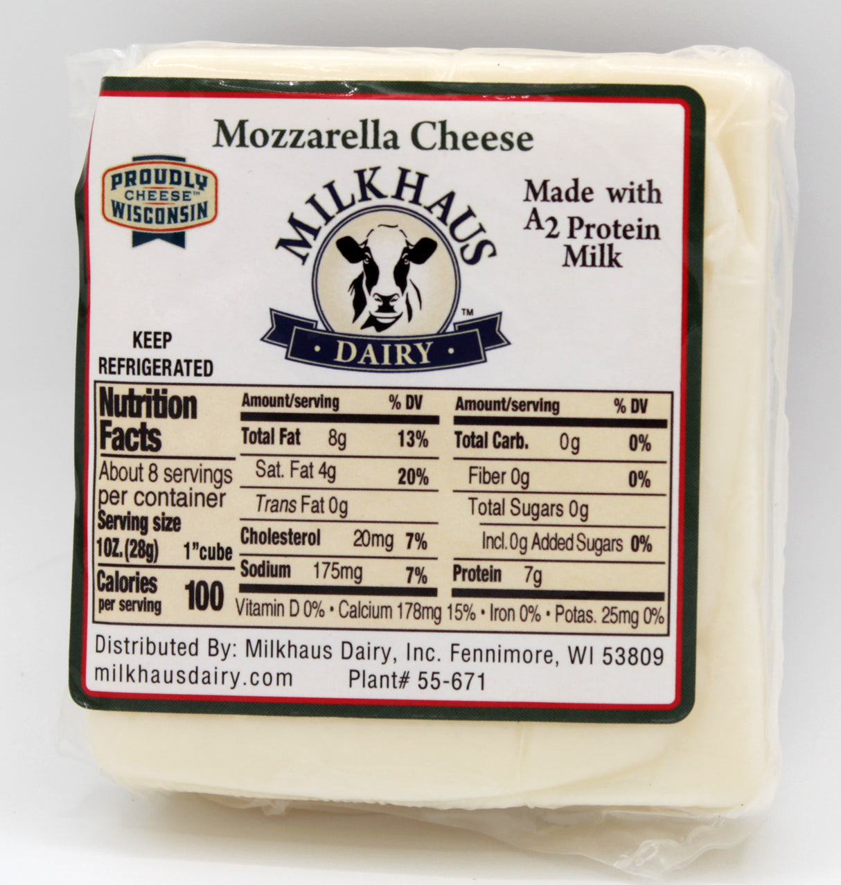 Milkhaus A2 Mozzarella (8oz)